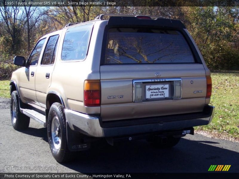 Sierra Beige Metallic / Beige 1995 Toyota 4Runner SR5 V6 4x4