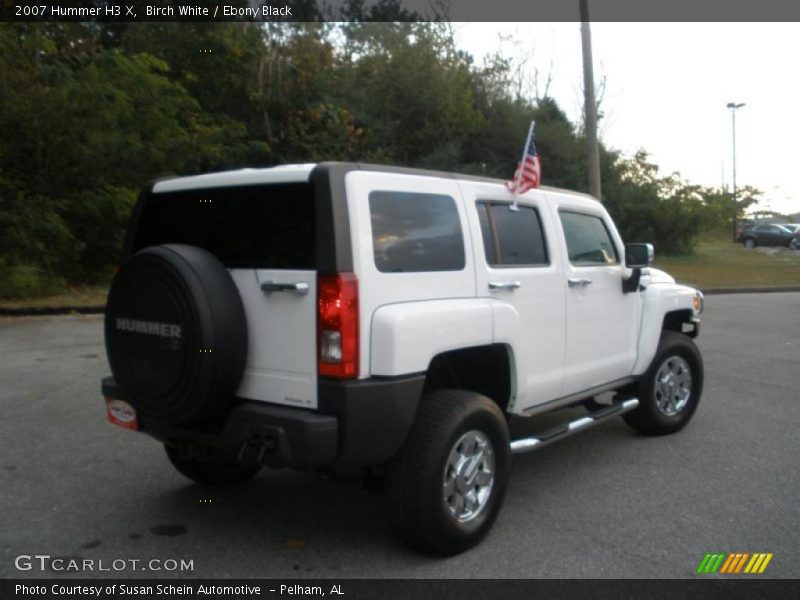 Birch White / Ebony Black 2007 Hummer H3 X