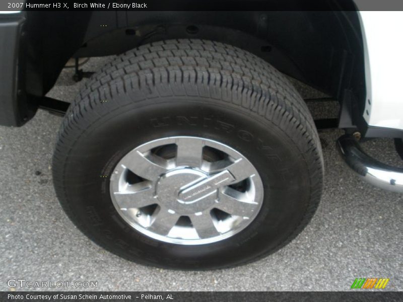 Birch White / Ebony Black 2007 Hummer H3 X