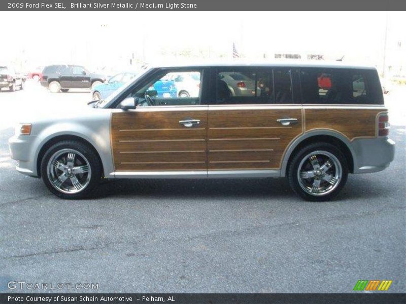 Brilliant Silver Metallic / Medium Light Stone 2009 Ford Flex SEL