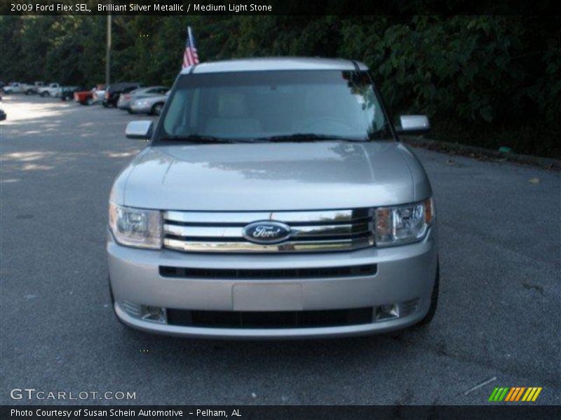 Brilliant Silver Metallic / Medium Light Stone 2009 Ford Flex SEL