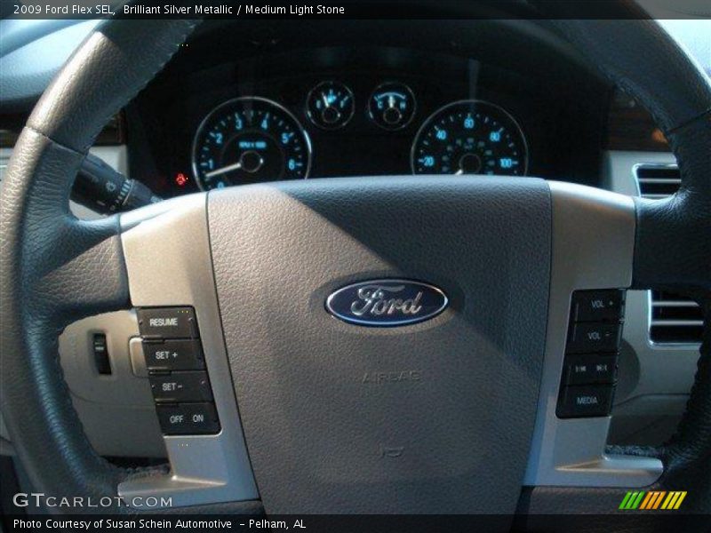 Brilliant Silver Metallic / Medium Light Stone 2009 Ford Flex SEL