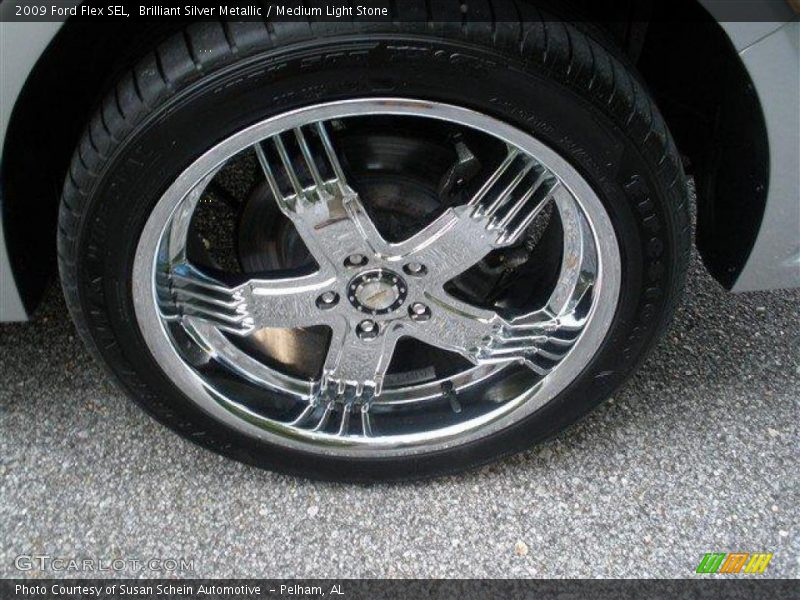 Brilliant Silver Metallic / Medium Light Stone 2009 Ford Flex SEL