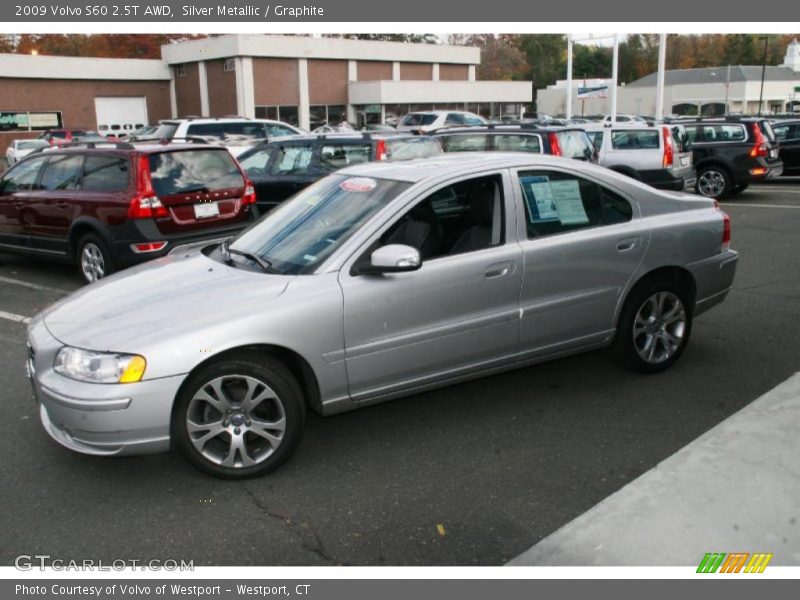 Silver Metallic / Graphite 2009 Volvo S60 2.5T AWD