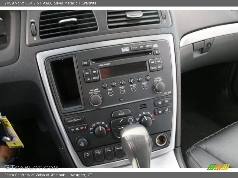 Controls of 2009 S60 2.5T AWD