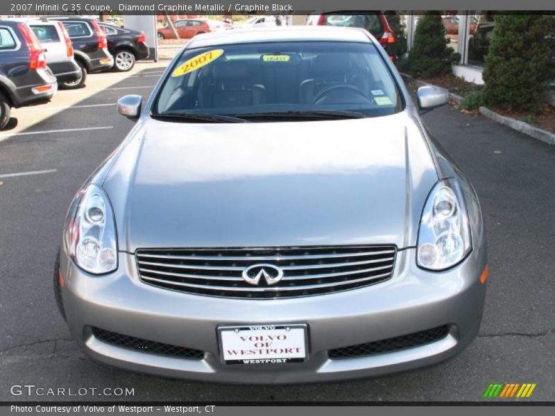 Diamond Graphite Metallic / Graphite Black 2007 Infiniti G 35 Coupe
