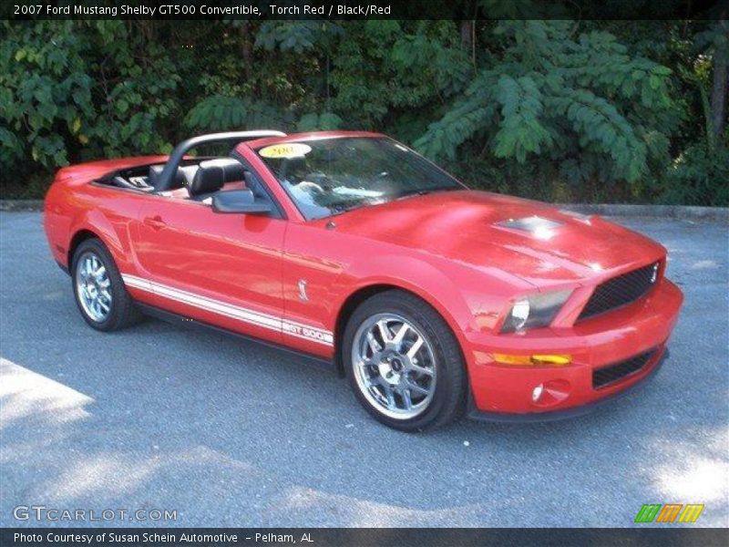 Front 3/4 View of 2007 Mustang Shelby GT500 Convertible