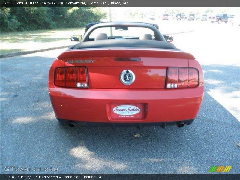Torch Red / Black/Red 2007 Ford Mustang Shelby GT500 Convertible