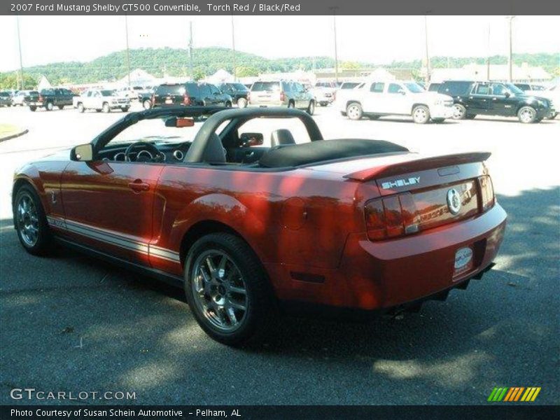 Torch Red / Black/Red 2007 Ford Mustang Shelby GT500 Convertible