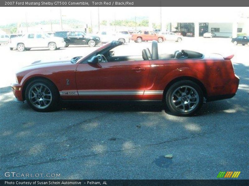 Torch Red / Black/Red 2007 Ford Mustang Shelby GT500 Convertible
