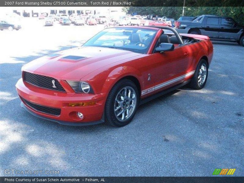Torch Red / Black/Red 2007 Ford Mustang Shelby GT500 Convertible