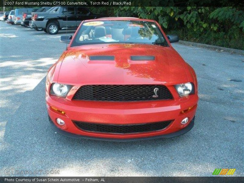 Torch Red / Black/Red 2007 Ford Mustang Shelby GT500 Convertible