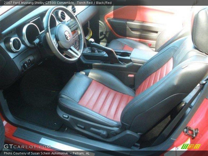 Torch Red / Black/Red 2007 Ford Mustang Shelby GT500 Convertible
