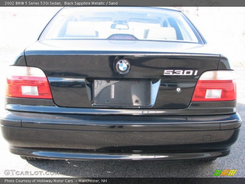 Black Sapphire Metallic / Sand 2002 BMW 5 Series 530i Sedan