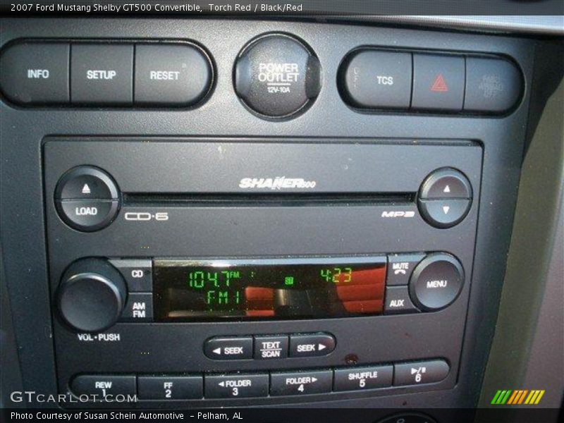 Controls of 2007 Mustang Shelby GT500 Convertible