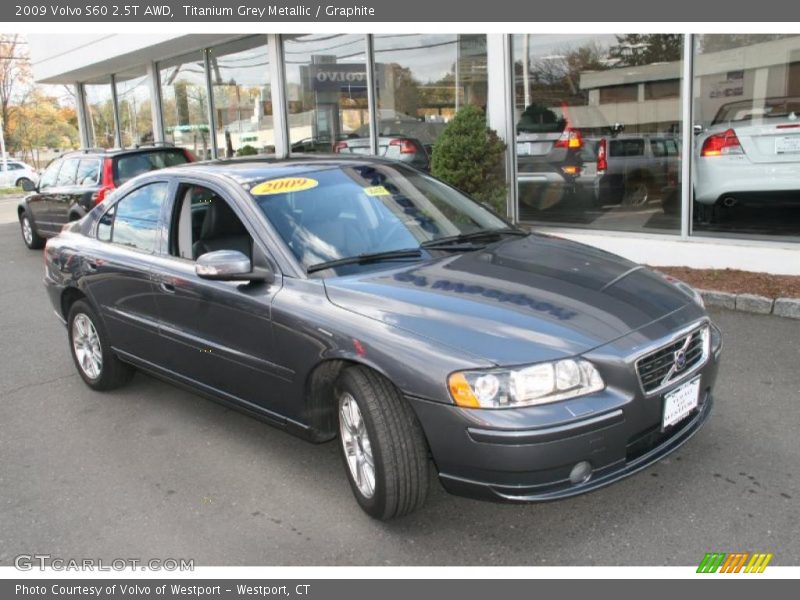 Titanium Grey Metallic / Graphite 2009 Volvo S60 2.5T AWD