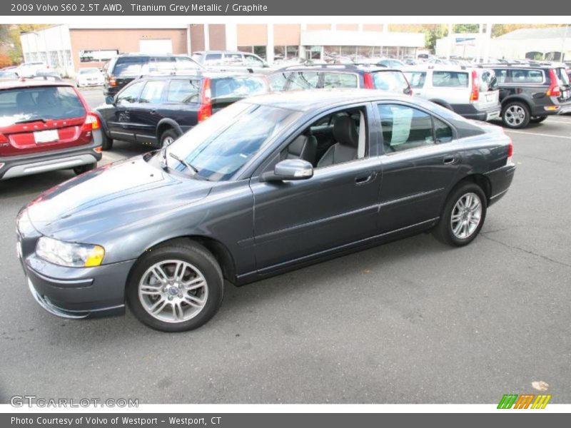 Titanium Grey Metallic / Graphite 2009 Volvo S60 2.5T AWD