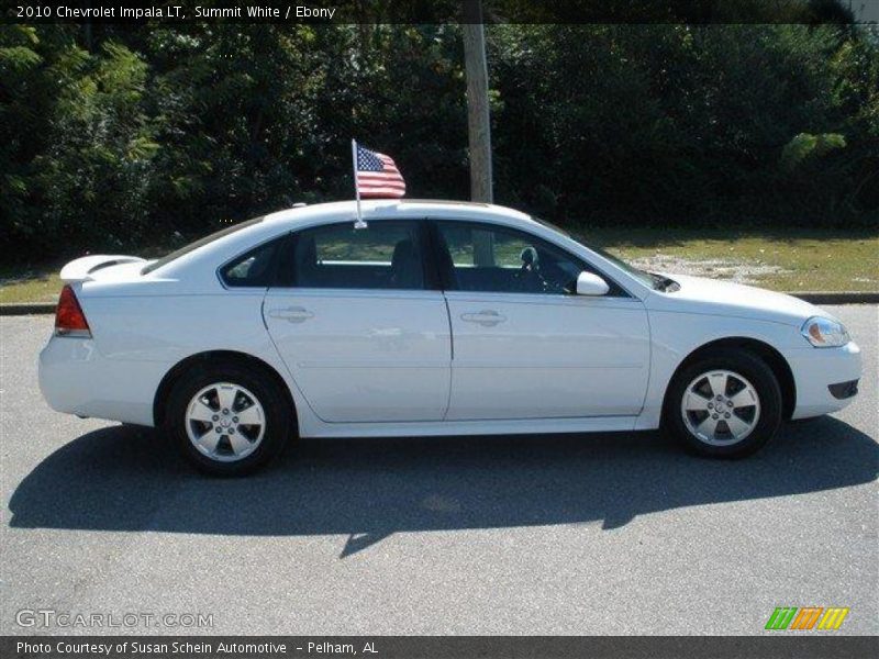 Summit White / Ebony 2010 Chevrolet Impala LT