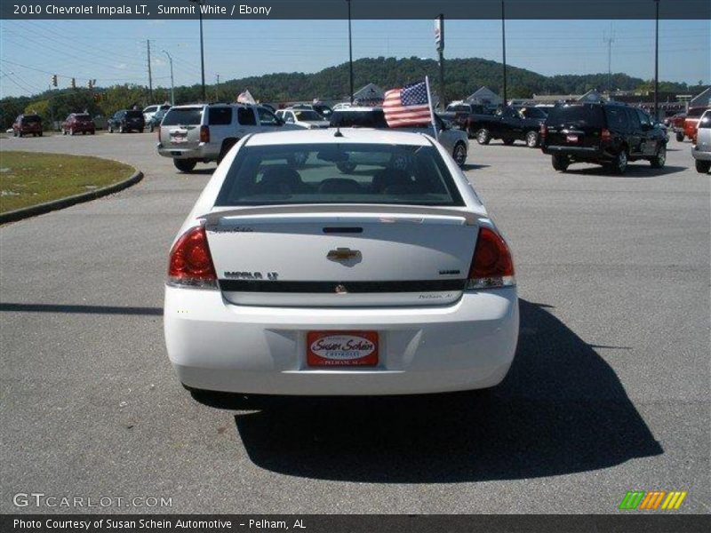 Summit White / Ebony 2010 Chevrolet Impala LT