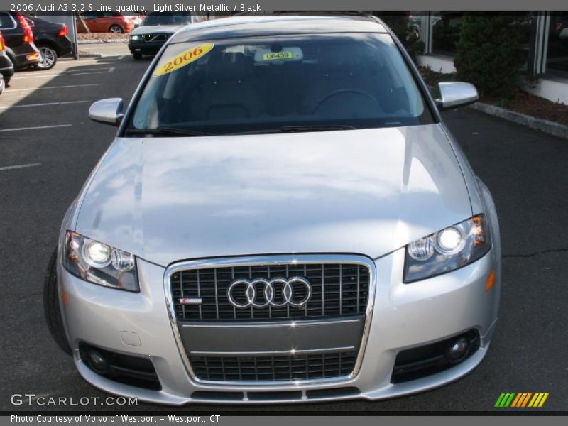 Light Silver Metallic / Black 2006 Audi A3 3.2 S Line quattro