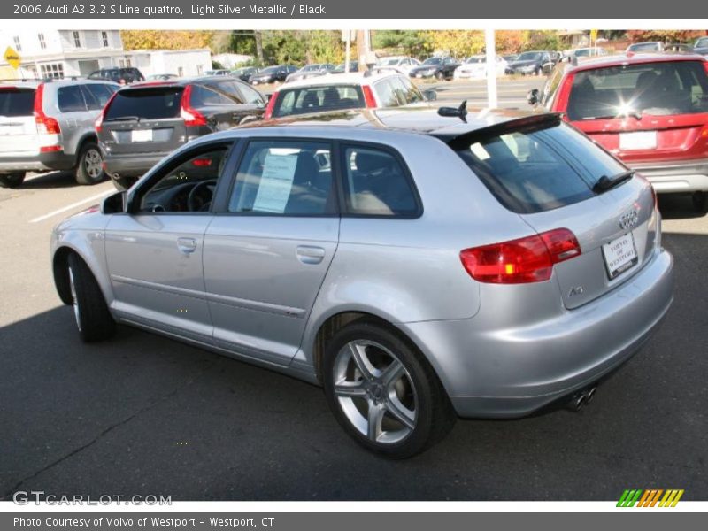 Light Silver Metallic / Black 2006 Audi A3 3.2 S Line quattro