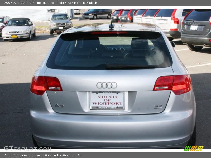 Light Silver Metallic / Black 2006 Audi A3 3.2 S Line quattro