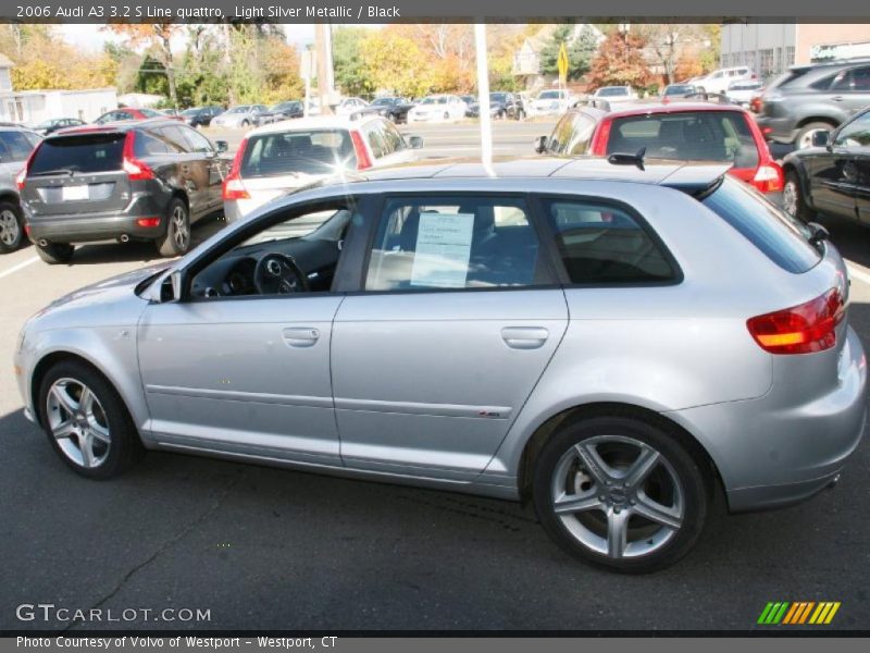 Light Silver Metallic / Black 2006 Audi A3 3.2 S Line quattro