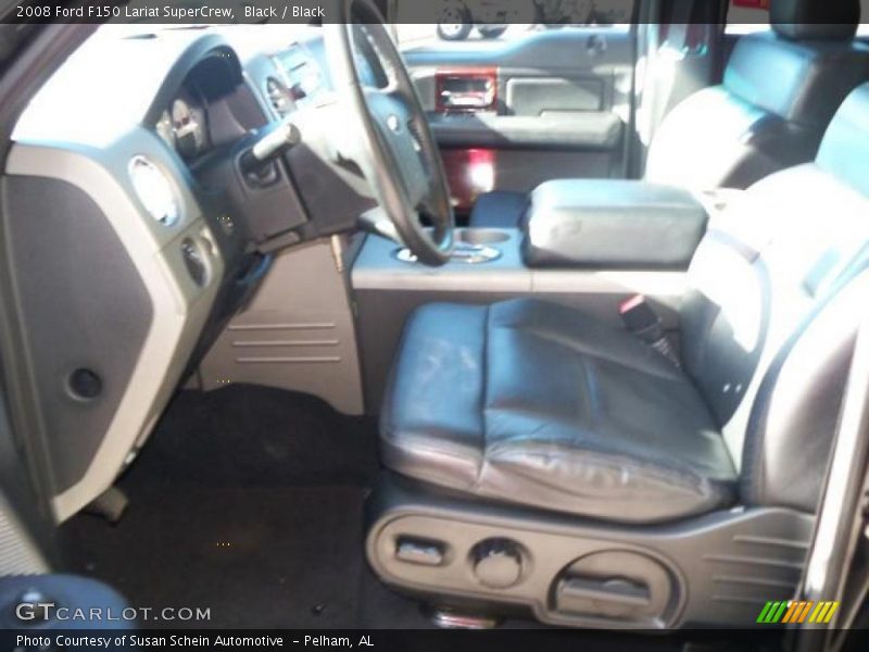 Black / Black 2008 Ford F150 Lariat SuperCrew