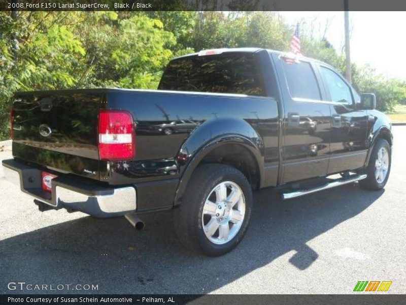 Black / Black 2008 Ford F150 Lariat SuperCrew