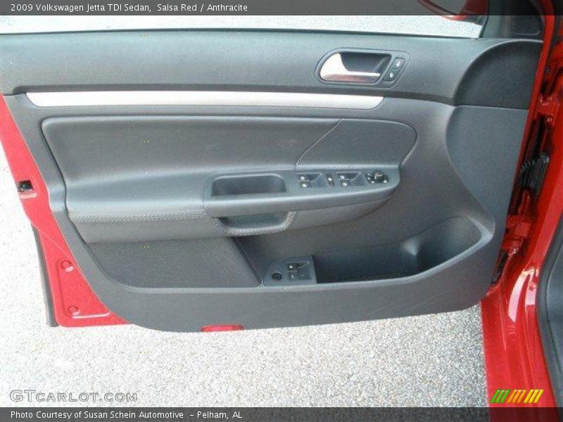 Salsa Red / Anthracite 2009 Volkswagen Jetta TDI Sedan