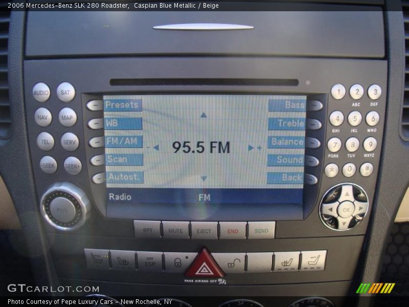 Caspian Blue Metallic / Beige 2006 Mercedes-Benz SLK 280 Roadster