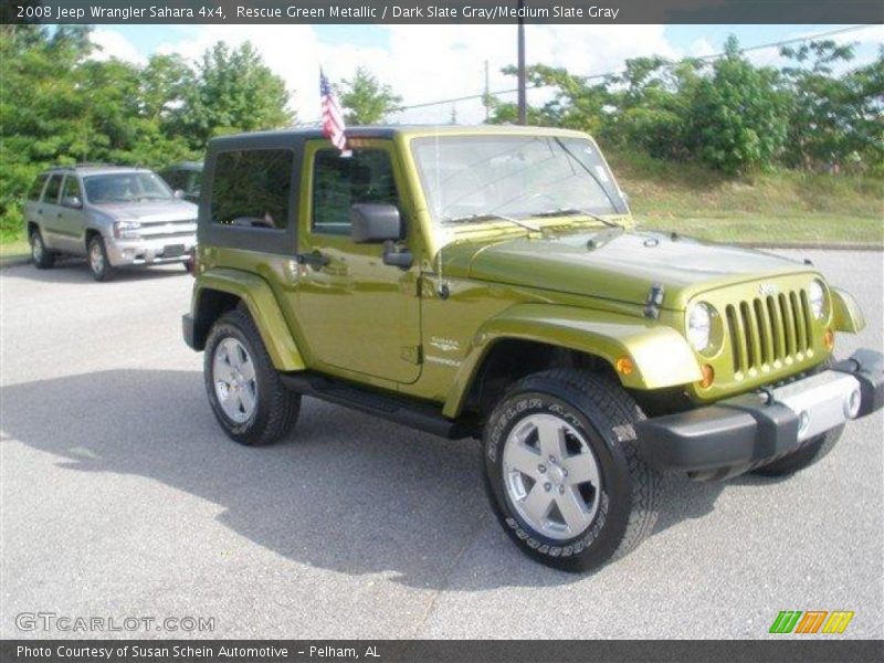 Rescue Green Metallic / Dark Slate Gray/Medium Slate Gray 2008 Jeep Wrangler Sahara 4x4