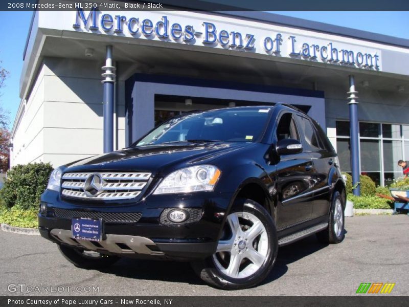 Black / Black 2008 Mercedes-Benz ML 350 4Matic