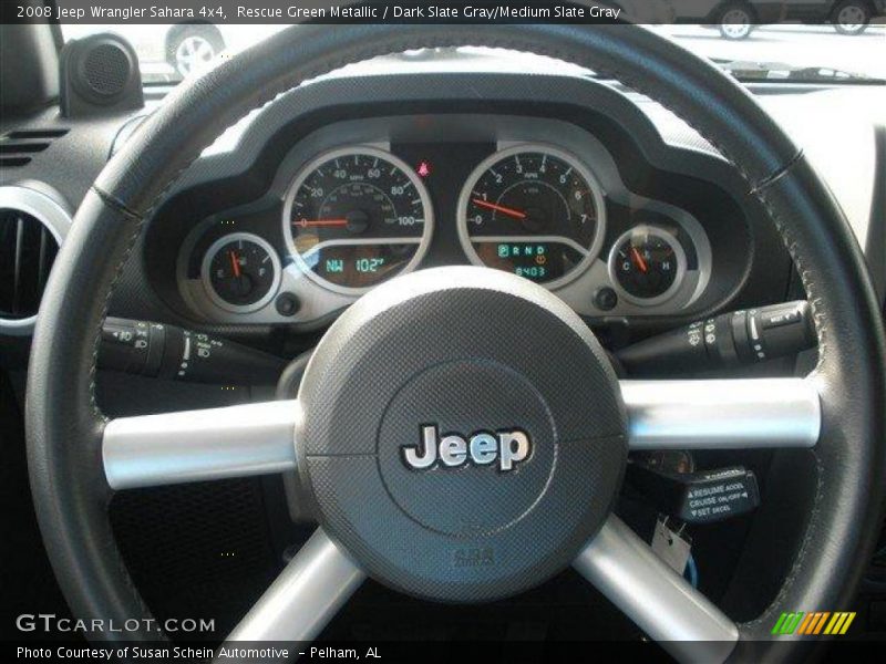 Rescue Green Metallic / Dark Slate Gray/Medium Slate Gray 2008 Jeep Wrangler Sahara 4x4
