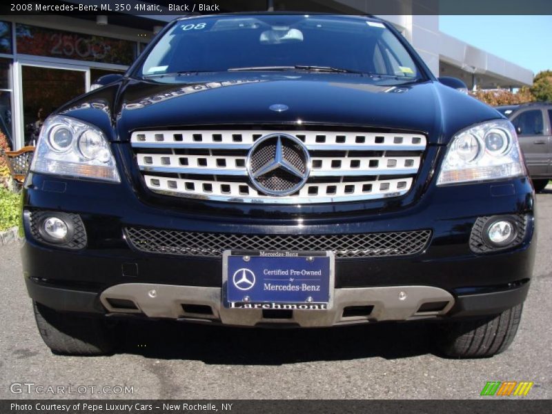Black / Black 2008 Mercedes-Benz ML 350 4Matic
