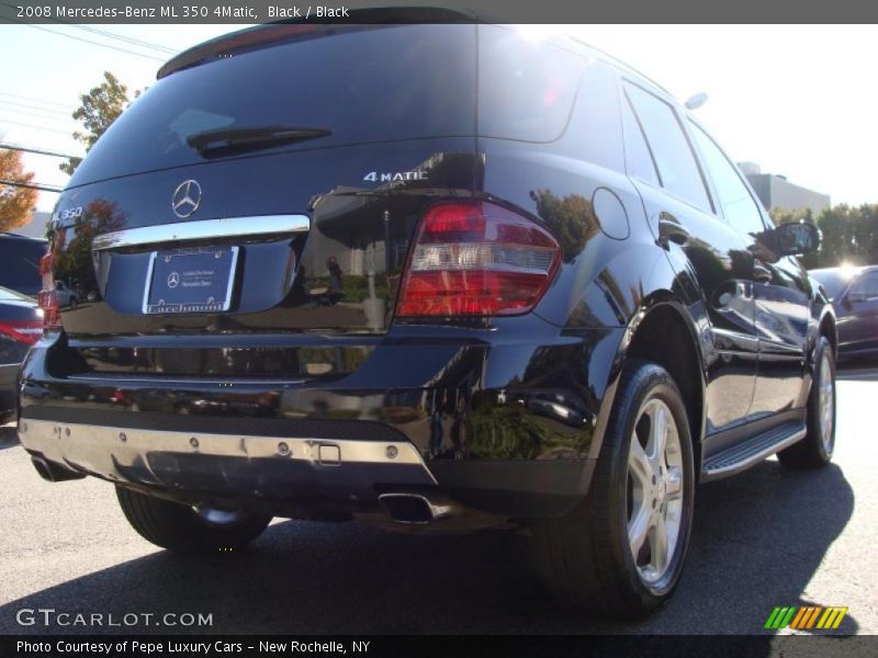 Black / Black 2008 Mercedes-Benz ML 350 4Matic