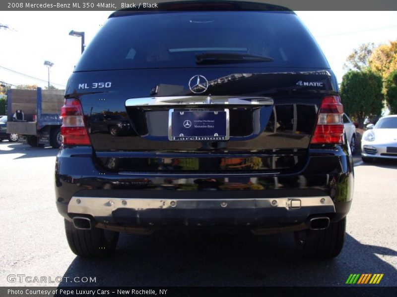 Black / Black 2008 Mercedes-Benz ML 350 4Matic