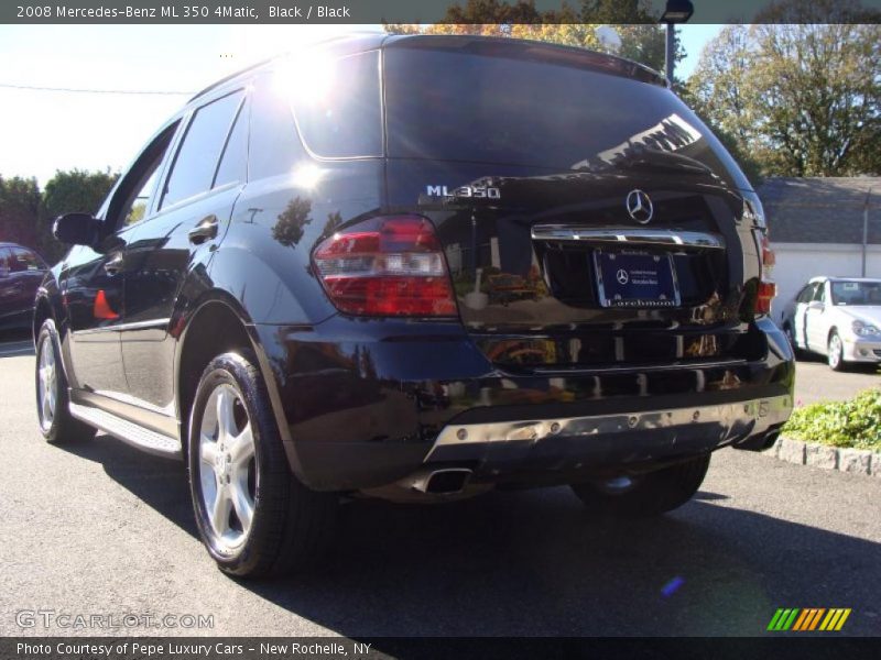Black / Black 2008 Mercedes-Benz ML 350 4Matic