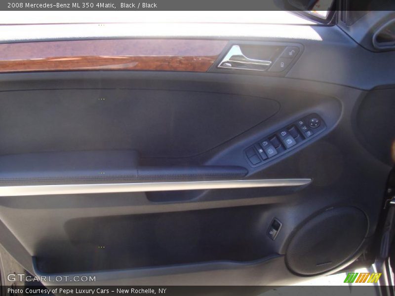 Black / Black 2008 Mercedes-Benz ML 350 4Matic