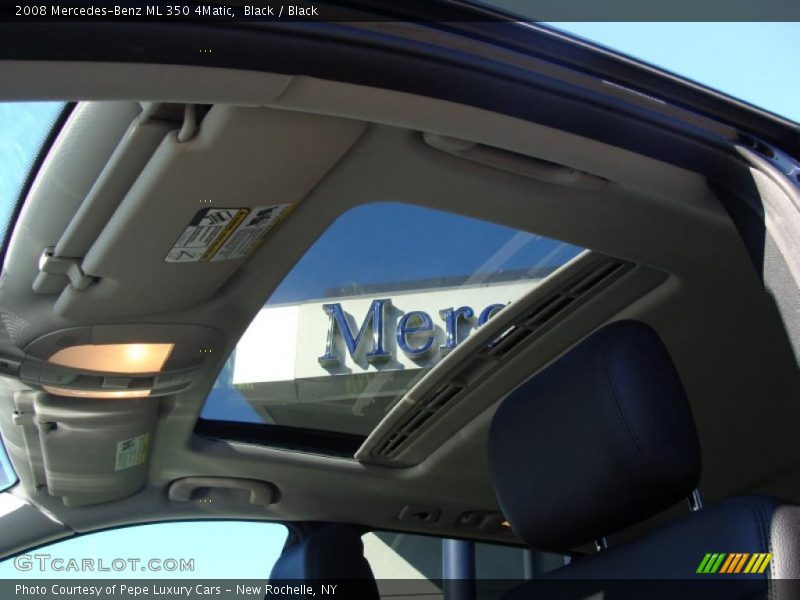 Black / Black 2008 Mercedes-Benz ML 350 4Matic