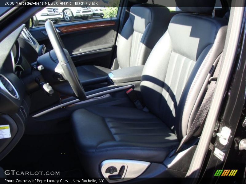 Black / Black 2008 Mercedes-Benz ML 350 4Matic