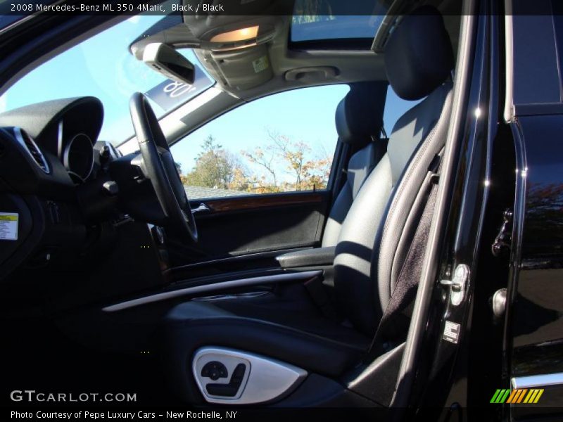 Black / Black 2008 Mercedes-Benz ML 350 4Matic