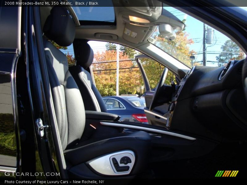 Black / Black 2008 Mercedes-Benz ML 350 4Matic