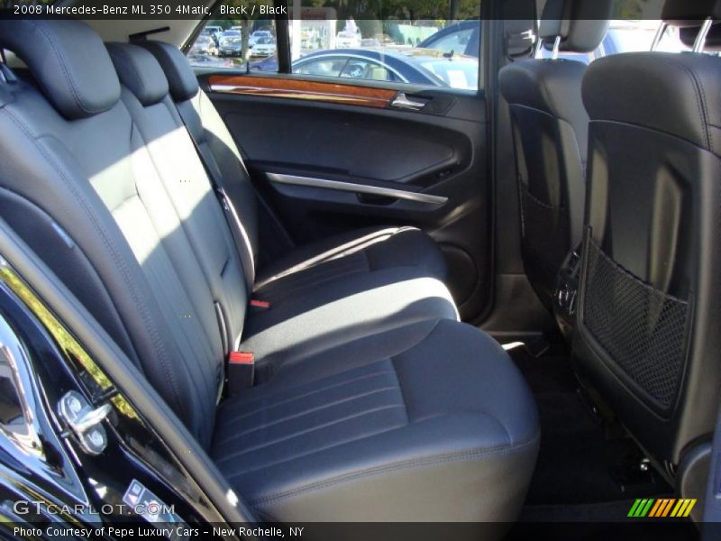 Black / Black 2008 Mercedes-Benz ML 350 4Matic