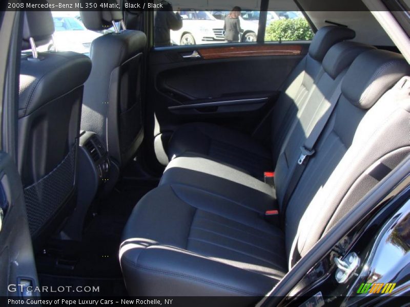 Black / Black 2008 Mercedes-Benz ML 350 4Matic