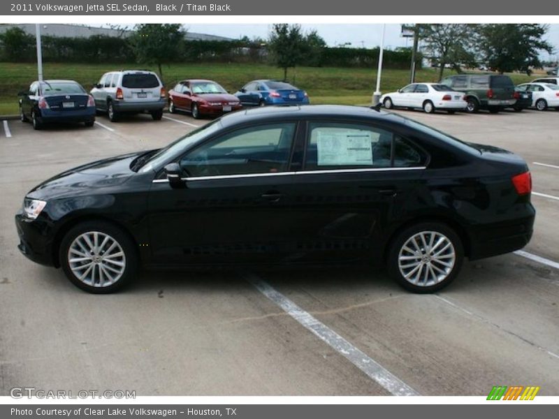 Black / Titan Black 2011 Volkswagen Jetta SEL Sedan