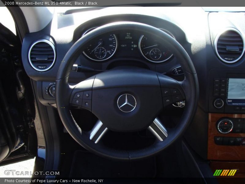 Black / Black 2008 Mercedes-Benz ML 350 4Matic