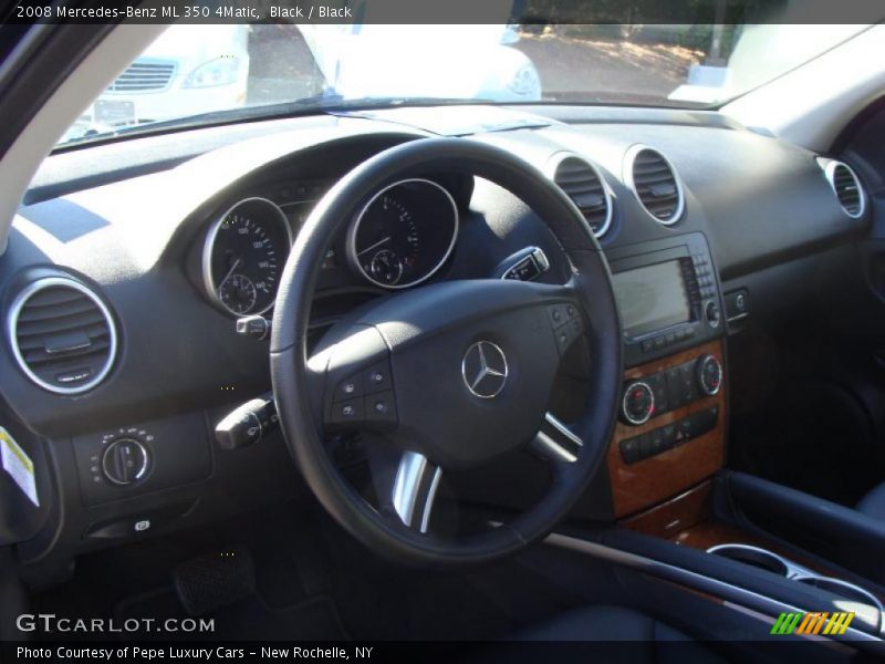 Black / Black 2008 Mercedes-Benz ML 350 4Matic