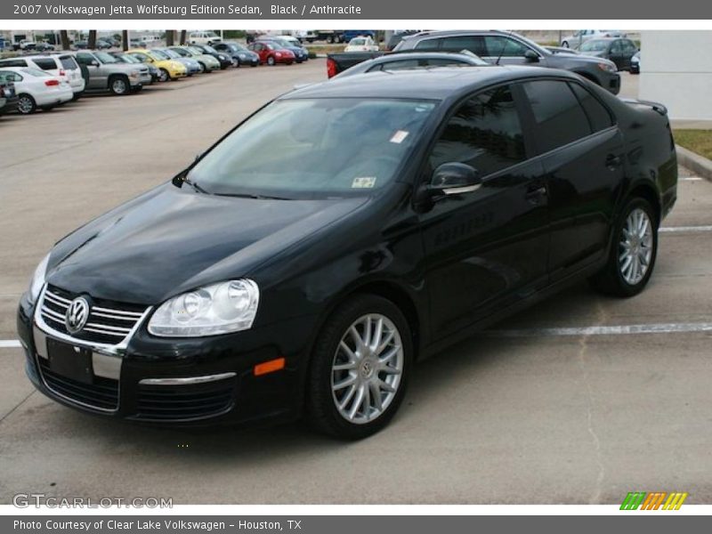 Black / Anthracite 2007 Volkswagen Jetta Wolfsburg Edition Sedan