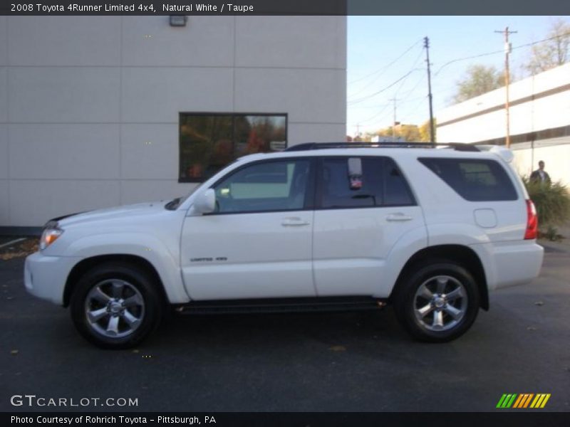 Natural White / Taupe 2008 Toyota 4Runner Limited 4x4